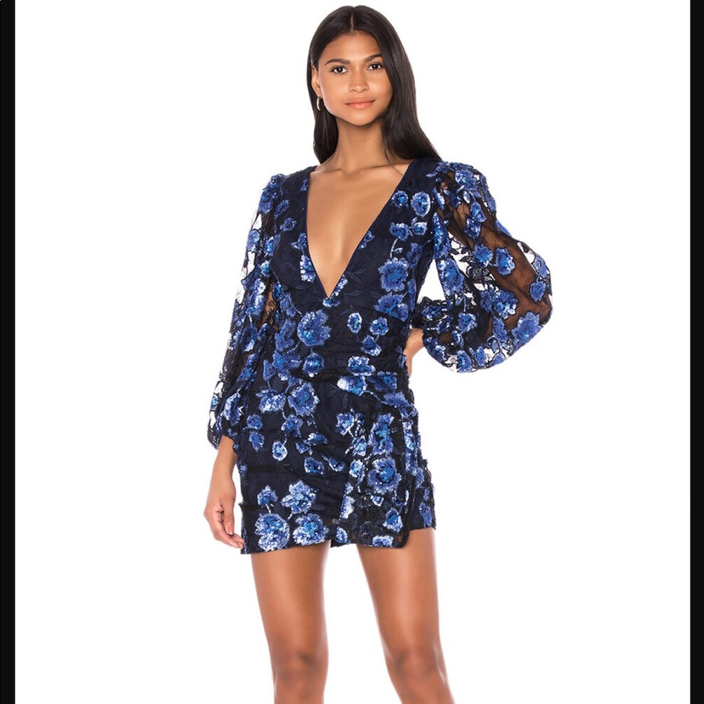Victoria Emboirdered Mini Dress- For Love & Lemons